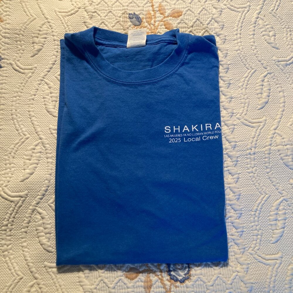 Limited Shakira Stage Tech Shirt from Her 2025 Tour